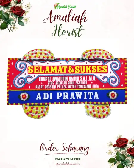 Papan Bunga Ucapan Selamat sepinggan