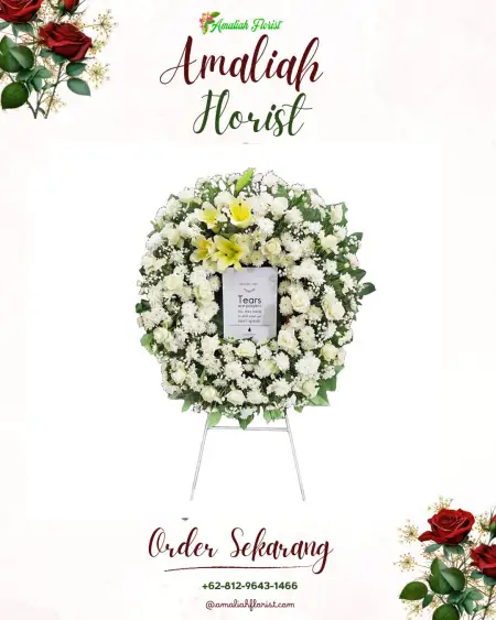 Krans Bunga Duka sepinggan